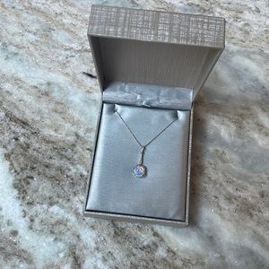 Zales Sterling Silver Opal